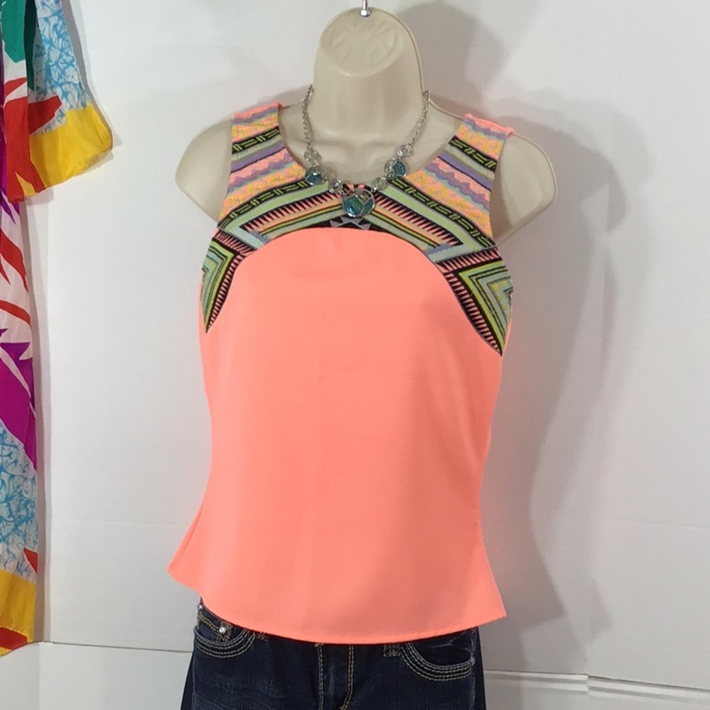 Lulumari embroidered sleeveless top